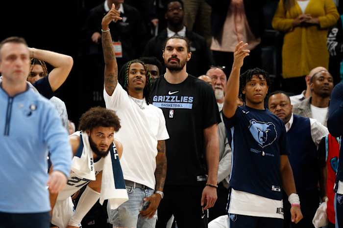 steven adams ja morant grizzlies